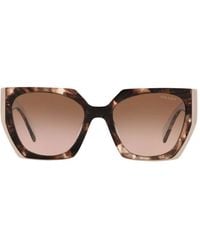 Prada - Zonnebril Pr15 Ws 01 R0 A6 Bruin/bruin Verloop Unisex - Lyst