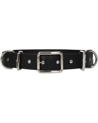Moschino - Black Leather Belt - Lyst