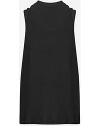 DARKPARK - Cotton Tank Top With Fitted Liner - Lyst