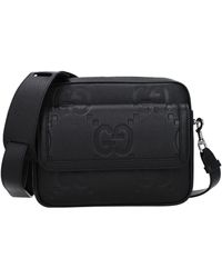 Gucci - Schoudertassen Jumbo Mannen Leer Zwart - Lyst