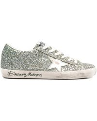 Golden Goose - Super-Star Leather Sneakers - Lyst
