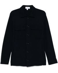 Lardini - Midnight Cotton Overshirt - Lyst