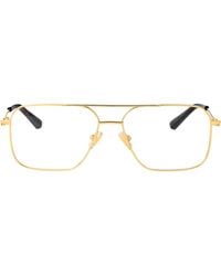 Bottega Veneta - Aviator Optical Bv1384 O 001 - Lyst