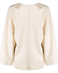 By Malene Birger - Bluse Mit V-Ausschnitt - Lyst
