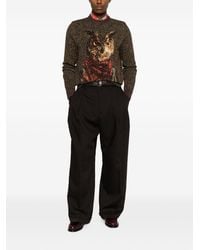Etro - Wool Blend Crewneck Sweater - Lyst