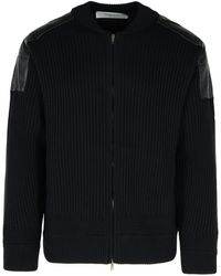 Golden Goose - Giacca Di Lana Nera D'Oca - Lyst