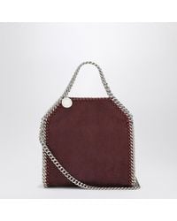 Stella McCartney - Stella Mc Cartney Tote Bag Micro Falabella Plum Colour - Lyst