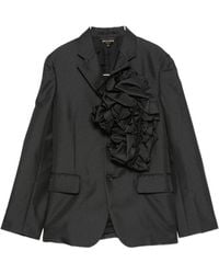 Comme des Garçons - Rouched Single Breasted Jacket - Lyst