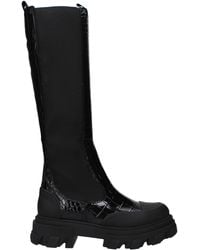 Ganni - Stivali Donna Pelle Nero - Lyst