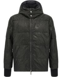 Giorgio Brato - Removable Hood Down Jacket - Lyst