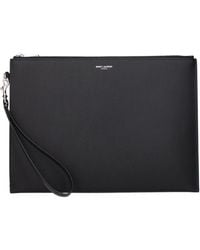 Saint Laurent - Pochette I Pad Holder With A Complexion - Lyst
