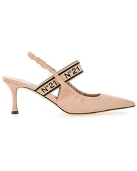 N°21 - Pointed Toe Slingback Shoes - Lyst