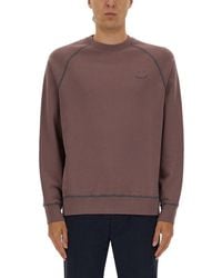 Paul Smith - Relaxed-Fit Sweatshirt With Subtle Embroidery And Textured Finish - Lyst