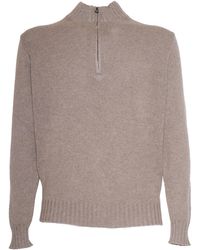 PHI FDL - Mezza Zip Ml Lana Cashmere - Lyst