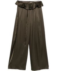 KHAITE - Kira Silk Trousers - Lyst