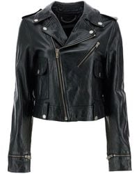Golden Goose - Giacca Biker - Lyst