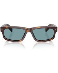 Prada - Zonnebril Prb11 S 15 W04 D Bruin/groen Unisex Gepolariseerd - Lyst