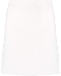 P.A.R.O.S.H. - Above-Knee Wool Skirt - Lyst