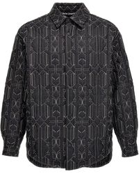 Palm Angels - All Monogramm gesteppte Dover -Jacke - Lyst