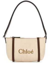 Chloé - Sand Canvas Carry Shoulder Bag - Lyst