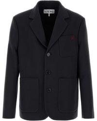 Loewe - Wool Blazer - Lyst