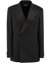 SAULINA - Veste Fresh Wool Double Breasted - Lyst