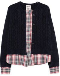 Semicouture - Marcy Wool Blend Cardigan - Lyst