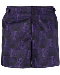 OZWALD BOATENG - Printed Swim Shorts - Lyst
