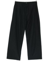 Apuntob Technical Wool Trousers in Blue | Lyst