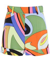 Moschino - Multicolor Geprinte Shorts - Lyst