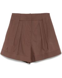 FEDERICA TOSI - Bermuda Shorts With Pleats - Lyst