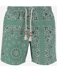 Mc2 Saint Barth - Nylon Swimsuit Met Bandana -patroon - Lyst