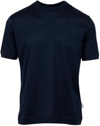 Paolo Pecora - T-Shirts und Polos Blau - Lyst