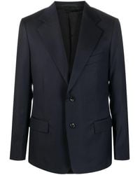Lanvin - Single-Breasted Wool Jacket - Lyst