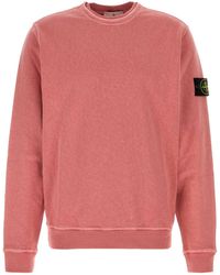 Stone Island - Dark Cotton Sweatshirt - Lyst