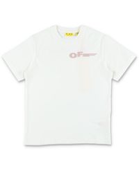 Off-White c/o Virgil Abloh - T-shirts Et Polos Blanc Cassé Blanc - Lyst