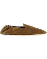 The Row - Suede Casa Loafers - Lyst