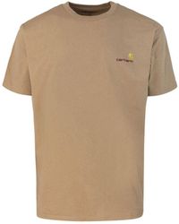 Carhartt - S/s Amerikaans Script T -shirt Pinda - Lyst