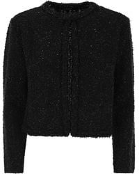 Fabiana Filippi - Tweed Effect Garn Cardigan - Lyst
