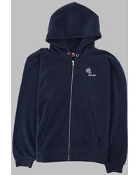 KENZO - Zip-Up Hooded Sweatshirt - Lyst