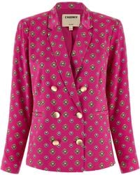 L'Agence - 'Colin' Blazer - Lyst