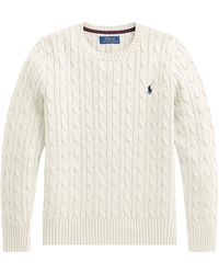 Polo Ralph Lauren - Ls Cable Cn Tops Sweater - Lyst