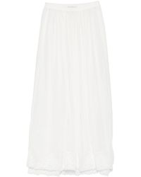 forte_forte - Gonna Lunga Voile Co/Se Ricamato - Lyst