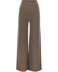 Vanisé - Cashmere Wide Leg Trousers - Lyst