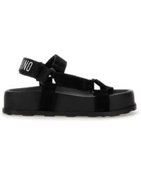 Moschino - Leather Sandals - Lyst