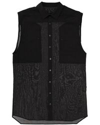 Rick Owens - Sleeveless Shirt "Jumbo Sl" - Lyst
