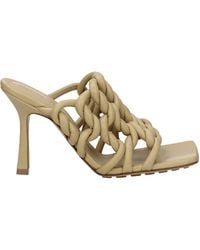 Bottega Veneta - Sandali Donna Pelle/Zucchero Di Canna - Lyst