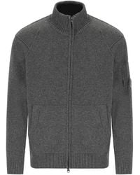 C.P. Company - Grs Dark Shadow Cardigan - Lyst