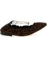 Twinset - Animal Print Ballet Flats - Lyst