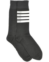 Thom Browne Ankle Socks in White for Men | Lyst